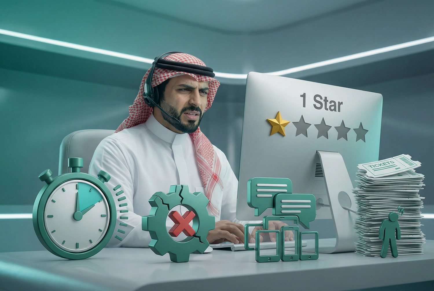 مشاكل خدمة العملاء: 10 مشكلات شائعة وحلولها العملية